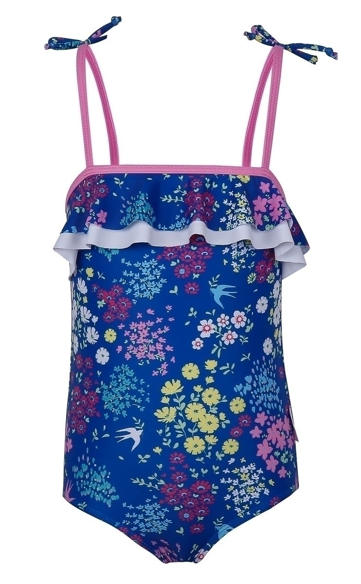 Baby Girls Swimsuit with Frills