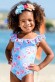 Baby Girl's Swimsuit with Frills